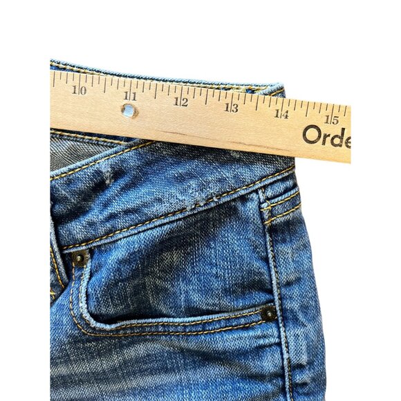 Taverniti So Janis Jeans Womens 27 Embellished Distressed Low Rise - Picture 10 of 13